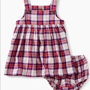 Tea collection flannel baby jumper size 3-6 months